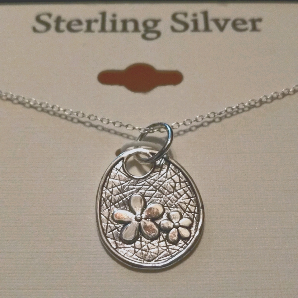 Sterling silver friend necklace